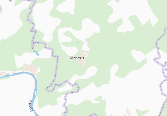 Mapa Kizner