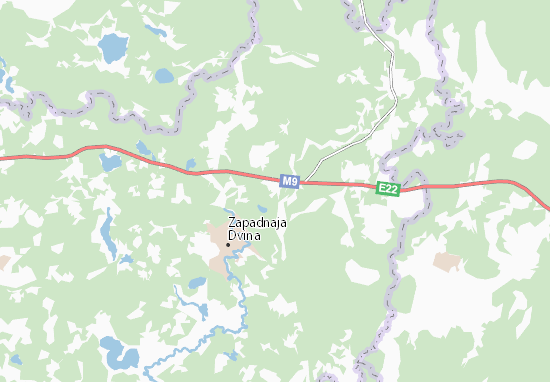 Karte Stadtplan Abakonovo