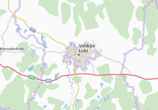 Karte Stadtplan Velikije Luki