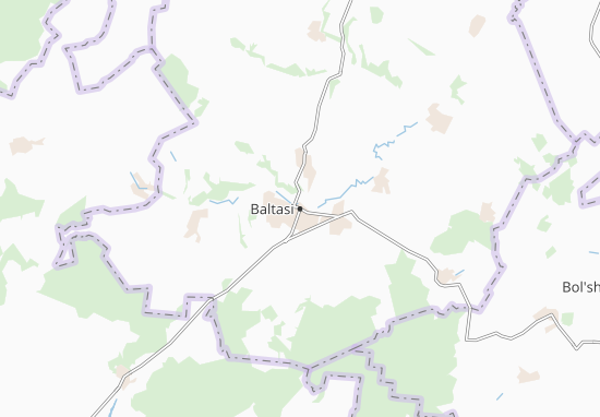 Kaart Plattegrond Baltasi