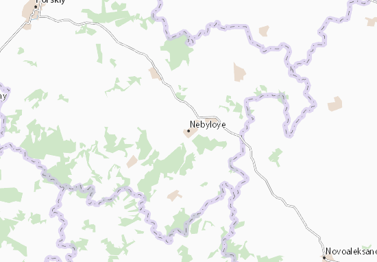 Mapa Nebyloye