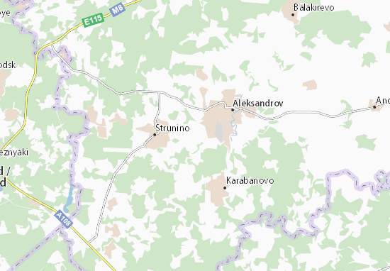 Karte Stadtplan Bol&#x27;shoye Karinskoye