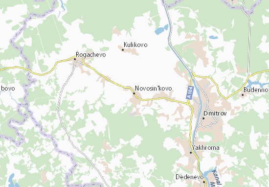 Mapa Novosin&#x27;kovo