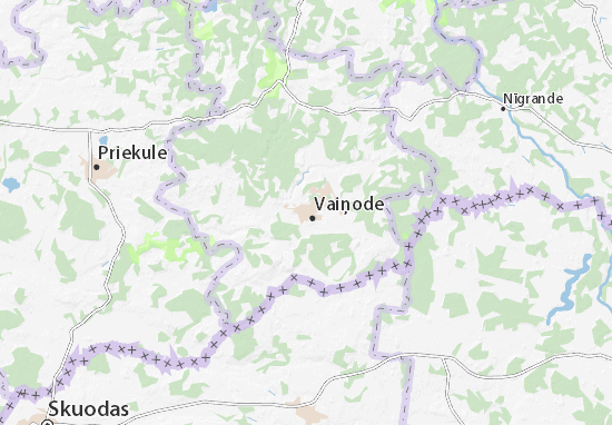 Karte Stadtplan Vaiņode