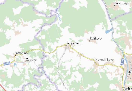 Mapa Rogachevo