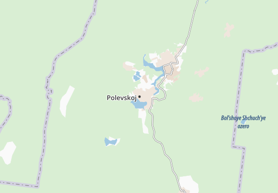 Kaart Plattegrond Polevskoj
