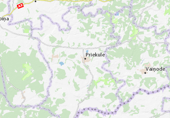Kaart Plattegrond Priekule