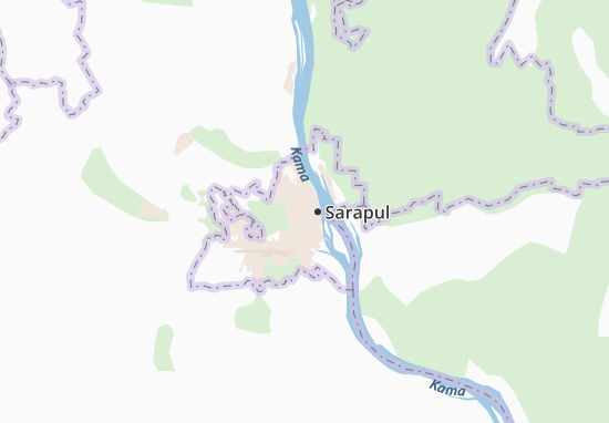 Mapa Sarapul