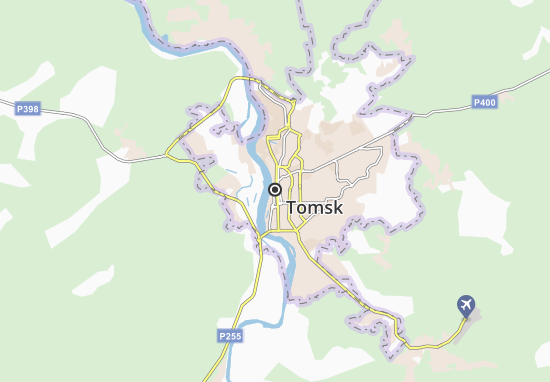 Kaart Plattegrond Tomsk