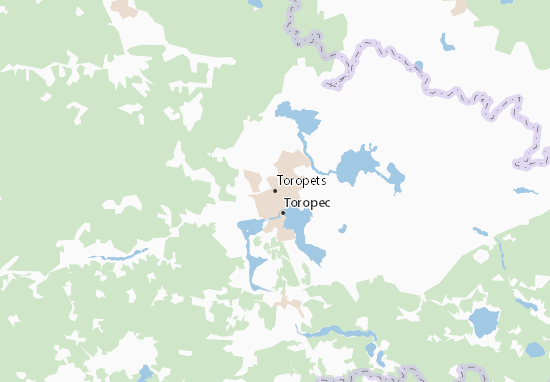 Toropets Map