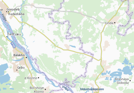 Karte Stadtplan Zinyaki