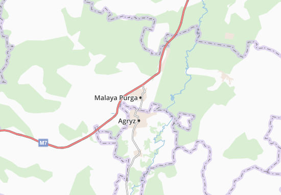 Karte Stadtplan Malaya Purga