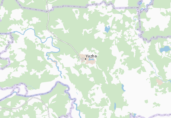 Mapa Yuzha