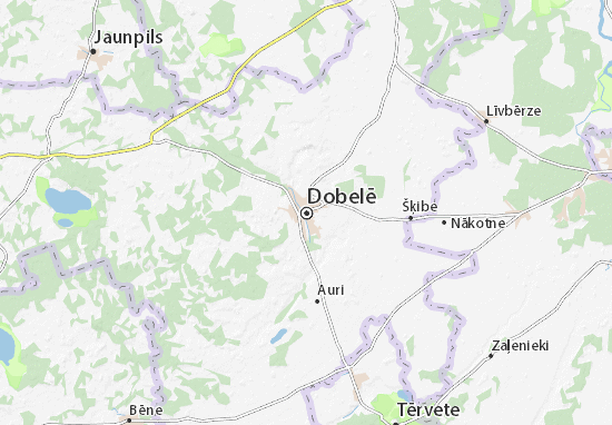 Karte Stadtplan Dobelē