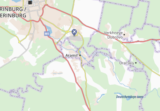 Mapa Aramil&#x27;