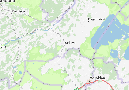 Karte Stadtplan Barkava