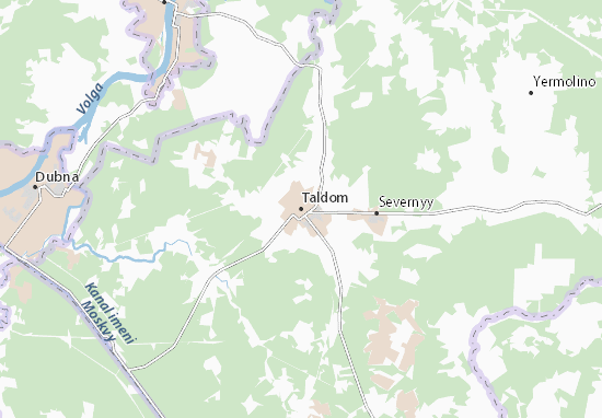 Mapa Taldom