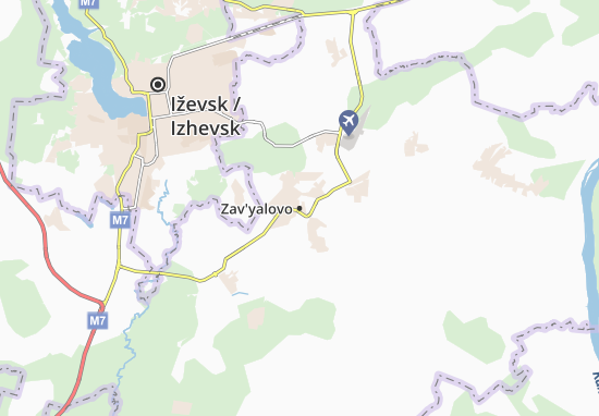 Karte Stadtplan Zav&#x27;yalovo