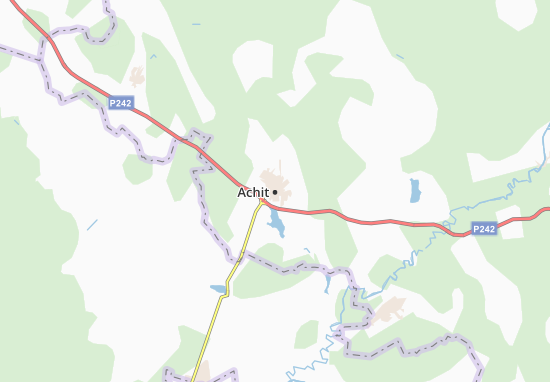 Kaart Plattegrond Achit