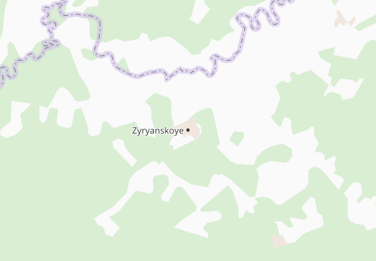Kaart Plattegrond Zyryanskoye