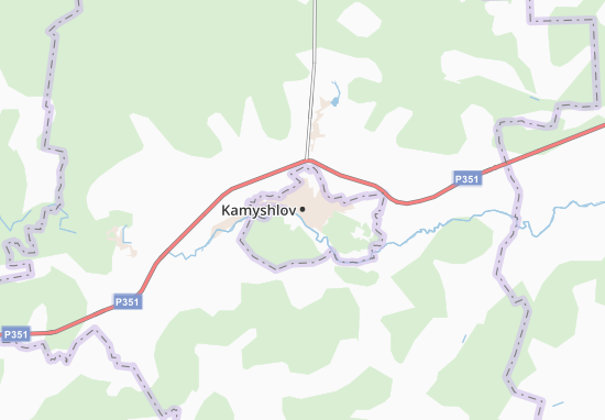 Kamyshlov Map