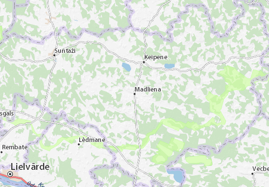Mapa Madliena