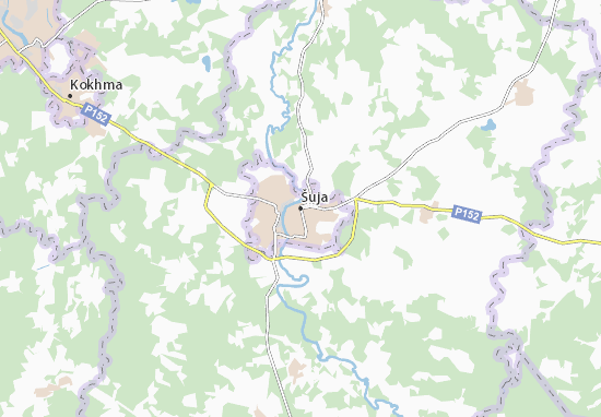 Karte Stadtplan Šuja