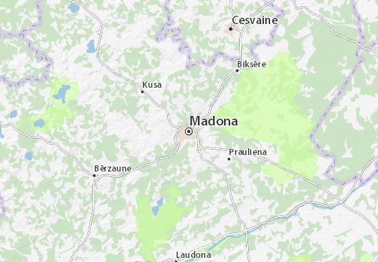 Karte Stadtplan Madona
