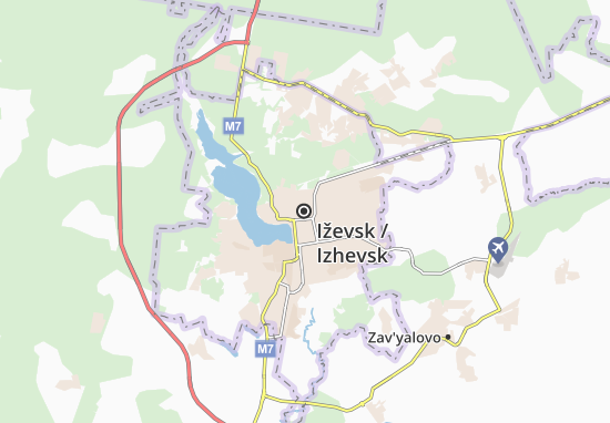 Iževsk Map