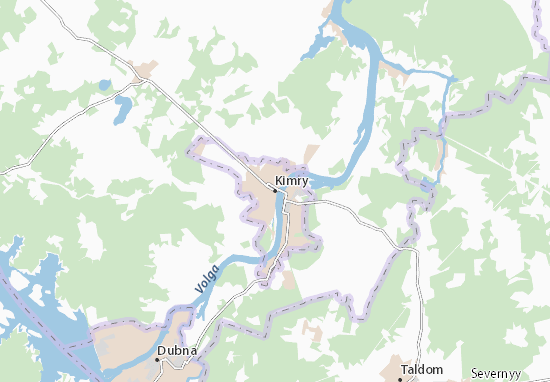 Karte Stadtplan Kimry