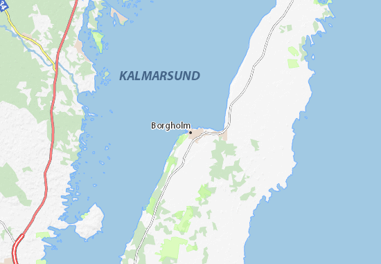 Kaart Plattegrond Borgholm
