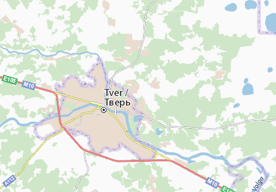 Karte Stadtplan Avvakumovo