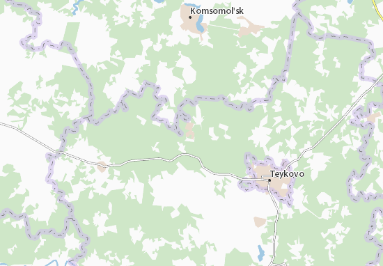 Mapa Novoye Goryanovo