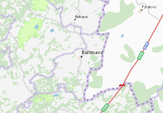 Mapa Baltinava
