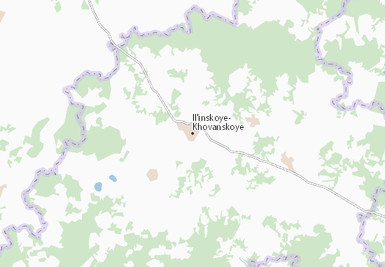 Carte-Plan Il&#x27;inskoye-Khovanskoye