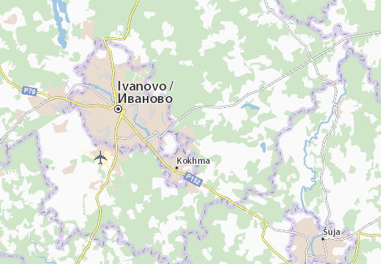 Karte Stadtplan Podvyaznovskiy