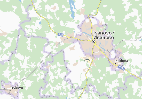 Mapa Chernorechenskiy