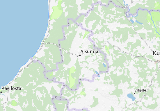Kaart Plattegrond Alsunga