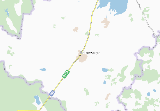 Karte Stadtplan Petrovskoye