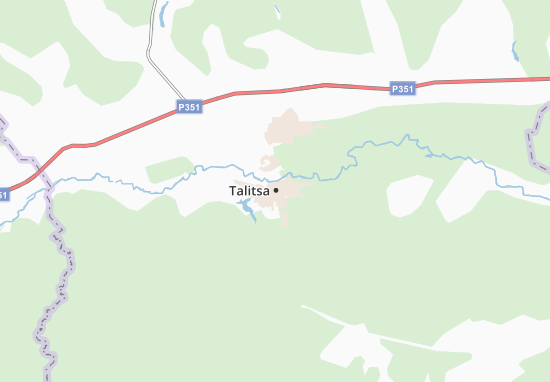 Karte Stadtplan Talitsa