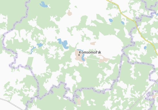 Mapa Komsomol&#x27;sk