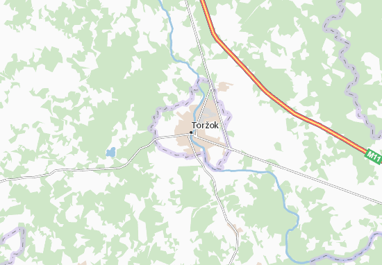 Karte Stadtplan Toržok