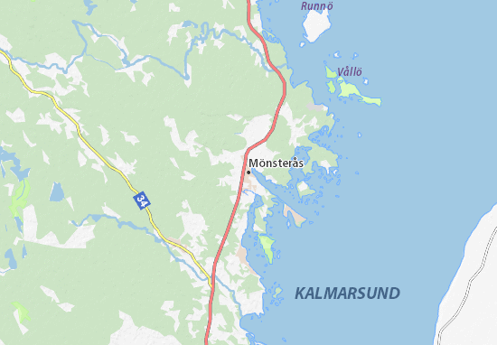 Mapa Mönsterås