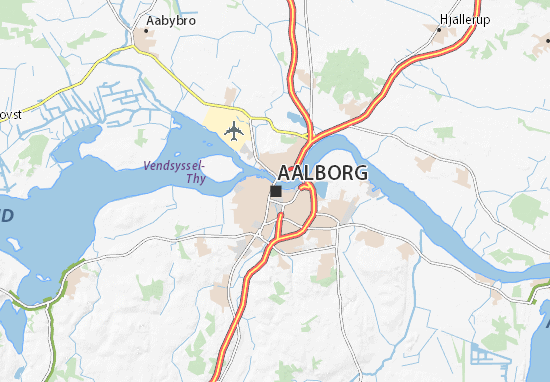 Mapa Plano Aalborg