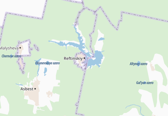Reftinskiy Map