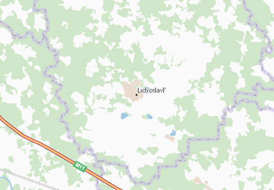 Kaart Plattegrond Lichoslavl&#x27;
