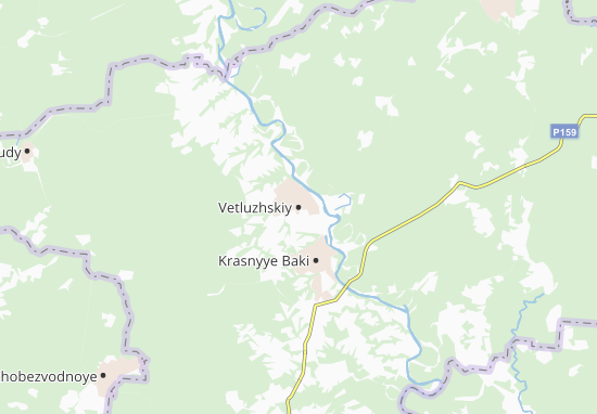 Vetluzhskiy Map