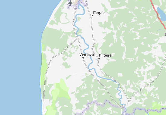 Karte Stadtplan Ventava