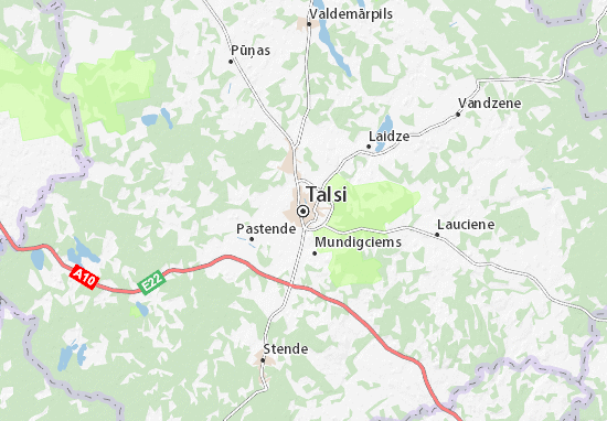 Talsi Map