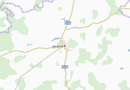 Mapa Jaransk